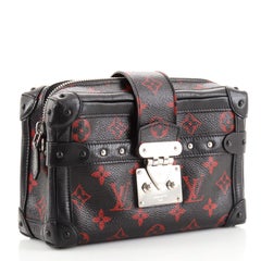 Louis Vuitton Petite Malle Soft Handbag Limited Edition Monogram Infrarouge MM