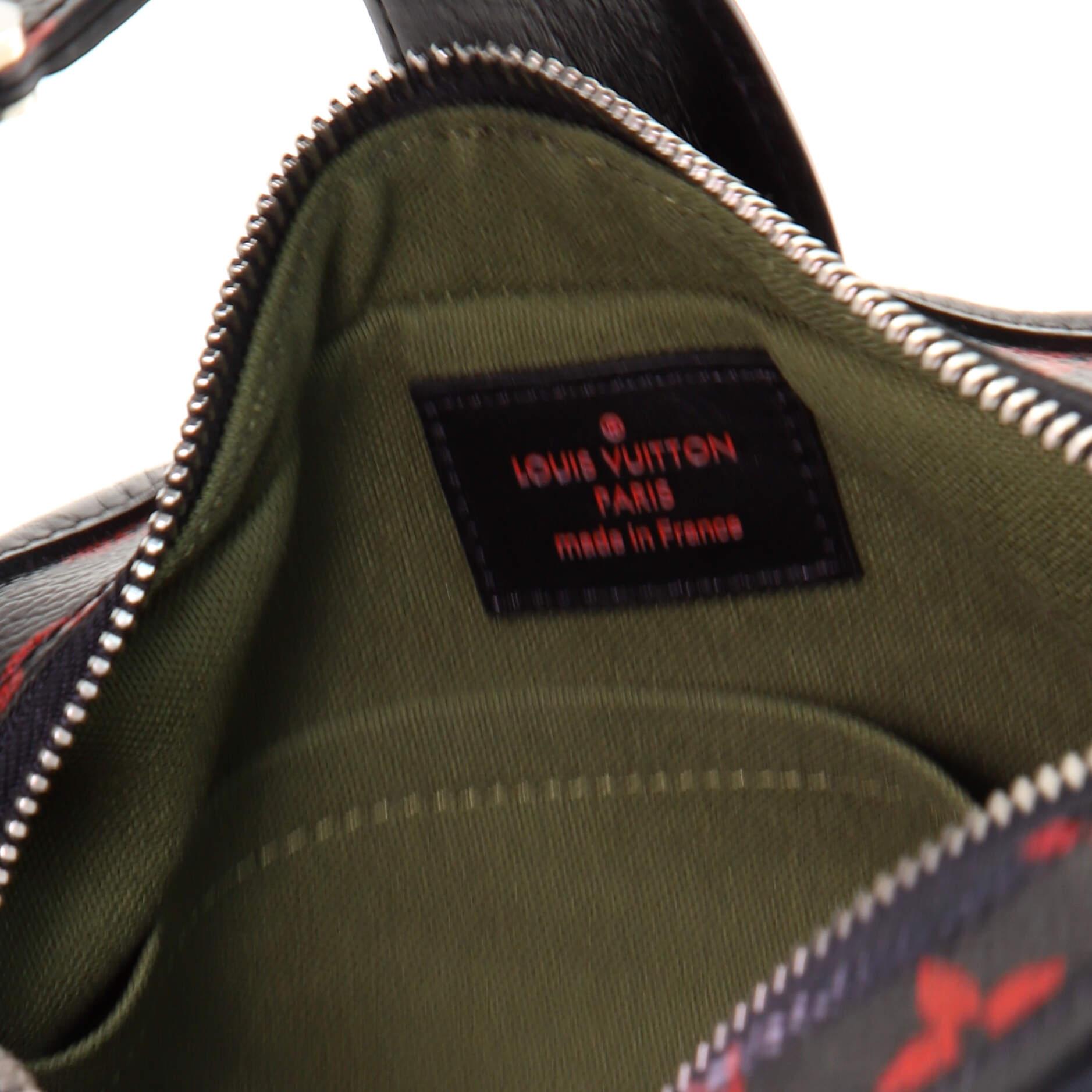 Women's or Men's Louis Vuitton Petite Malle Soft Handbag Limited Edition Monogram Infrarouge MM