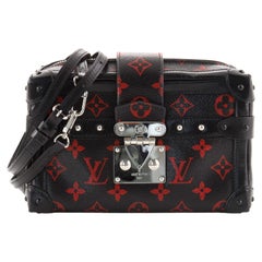 Louis Vuitton Petite Malle Soft Handbag Limited Edition Monogram Infrarouge MM