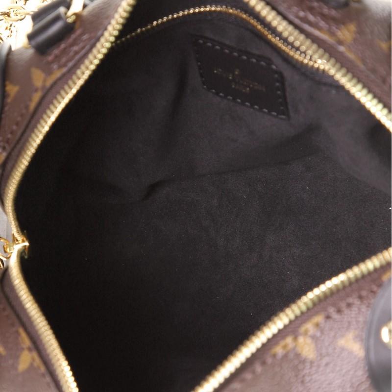 Black Louis Vuitton Petite Malle Souple Handbag Monogram Canvas