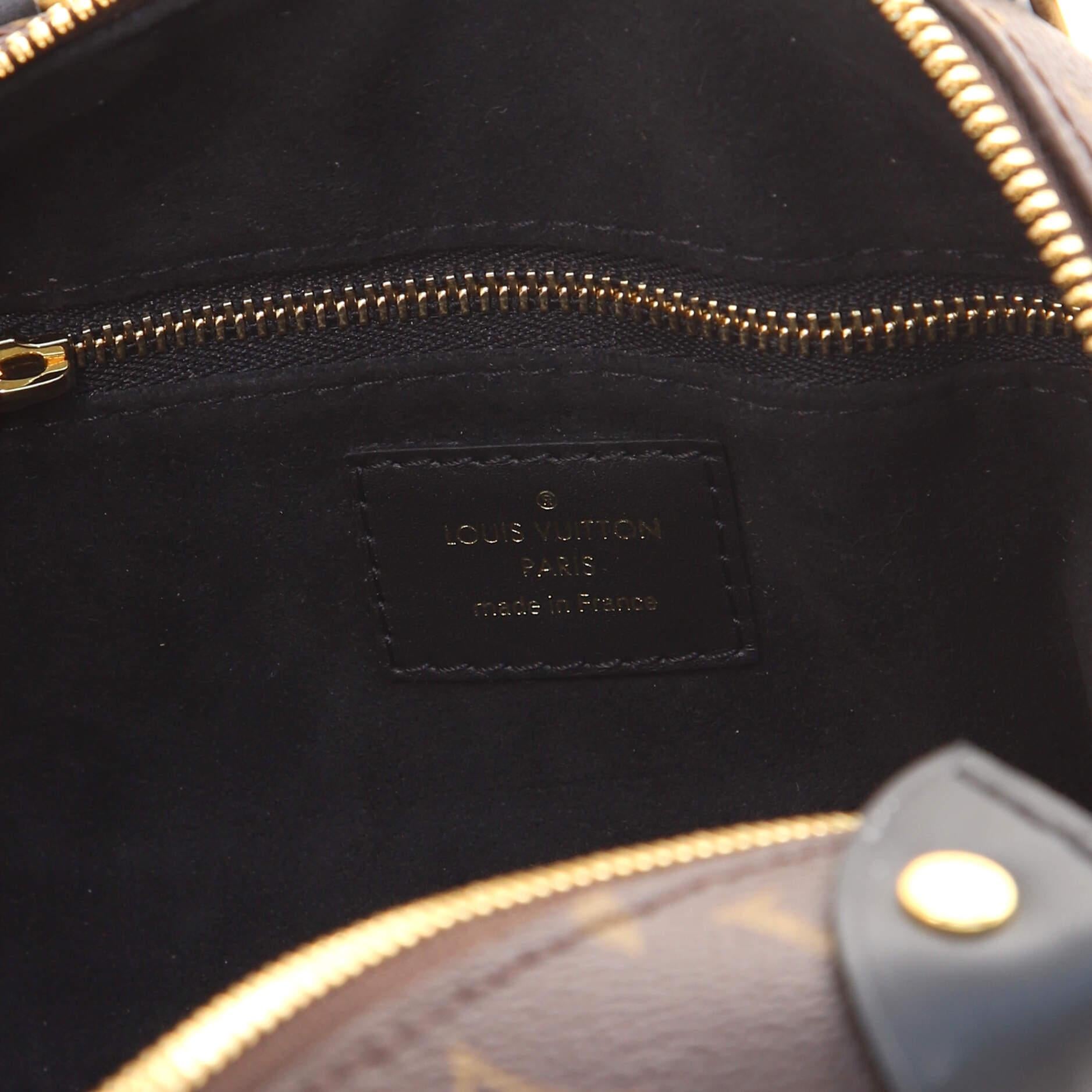 Louis Vuitton Petite Malle Souple Handbag Monogram Canvas 3