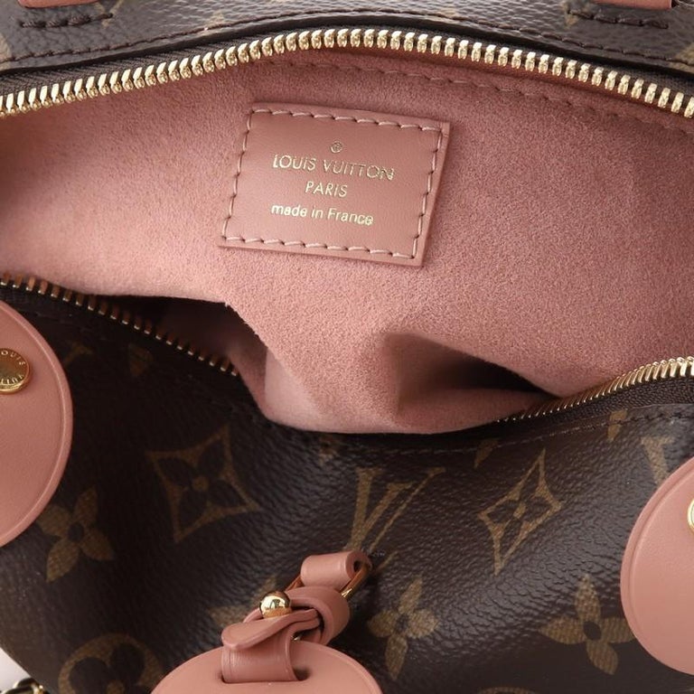 Louis Vuitton Petite Malle Souple Handbag Monogram Canvas at 1stDibs   petite malle souple pink, louis vuitton pink and brown bag, lv petite malle  souple