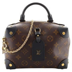 Louis Vuitton - Sac à main Petite Malle Souple en toile Monogram