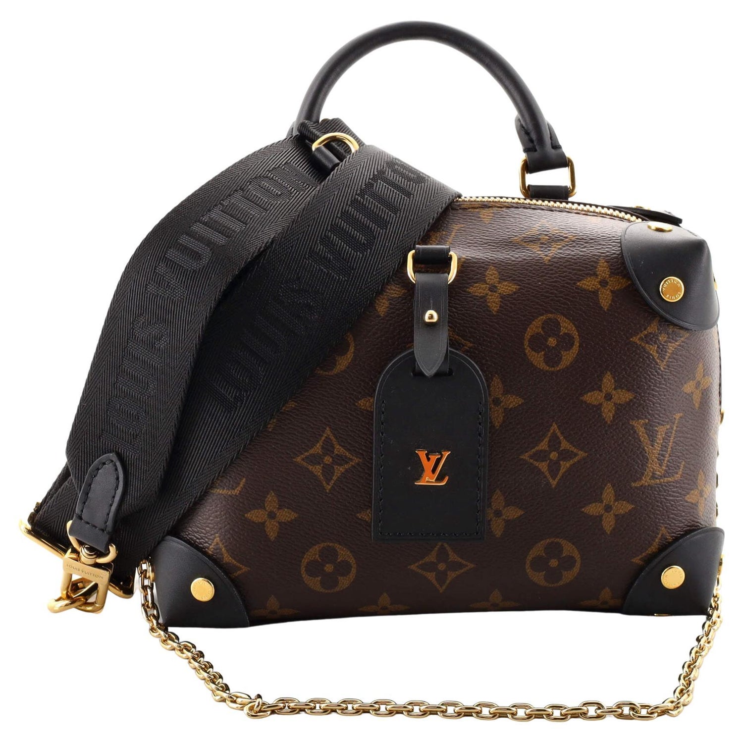 Louis Vuitton Petite Malle Souple Handbag Monogram Canvas at 1stDibs
