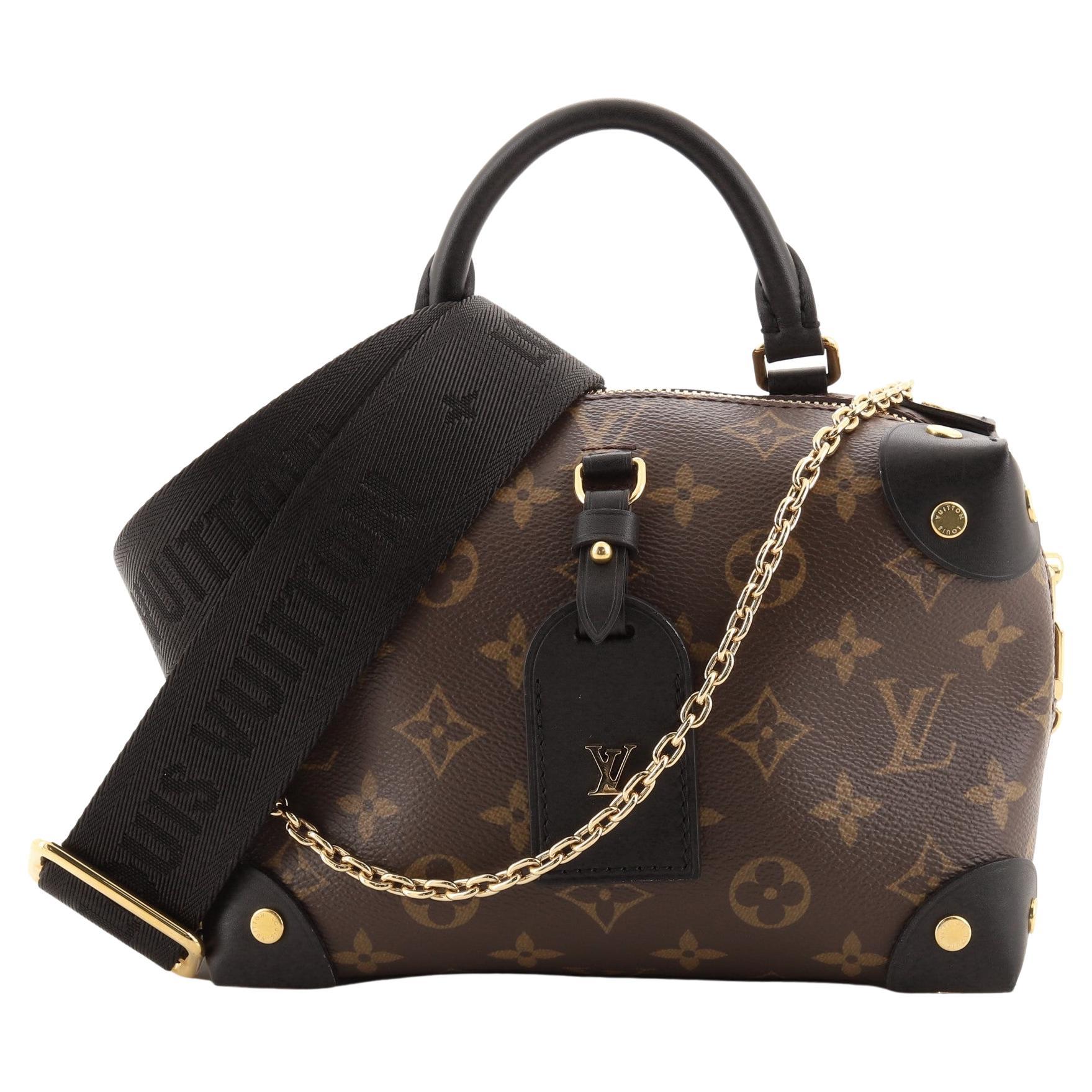 Louis Vuitton Petite Malle Souple Handbag Monogram Canvas at 1stDibs
