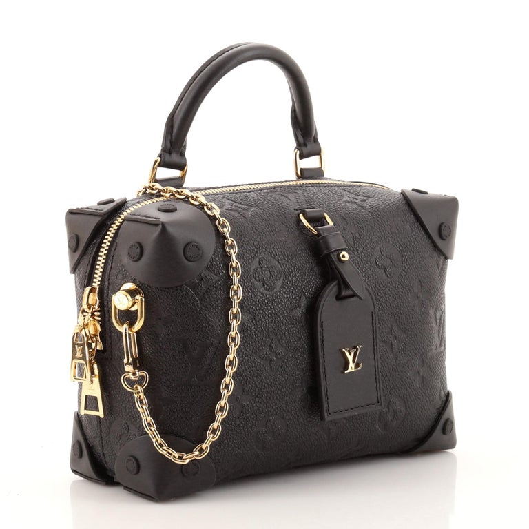 Louis Vuitton Petite Malle Souple Handbag Monogram Empreinte Leather at