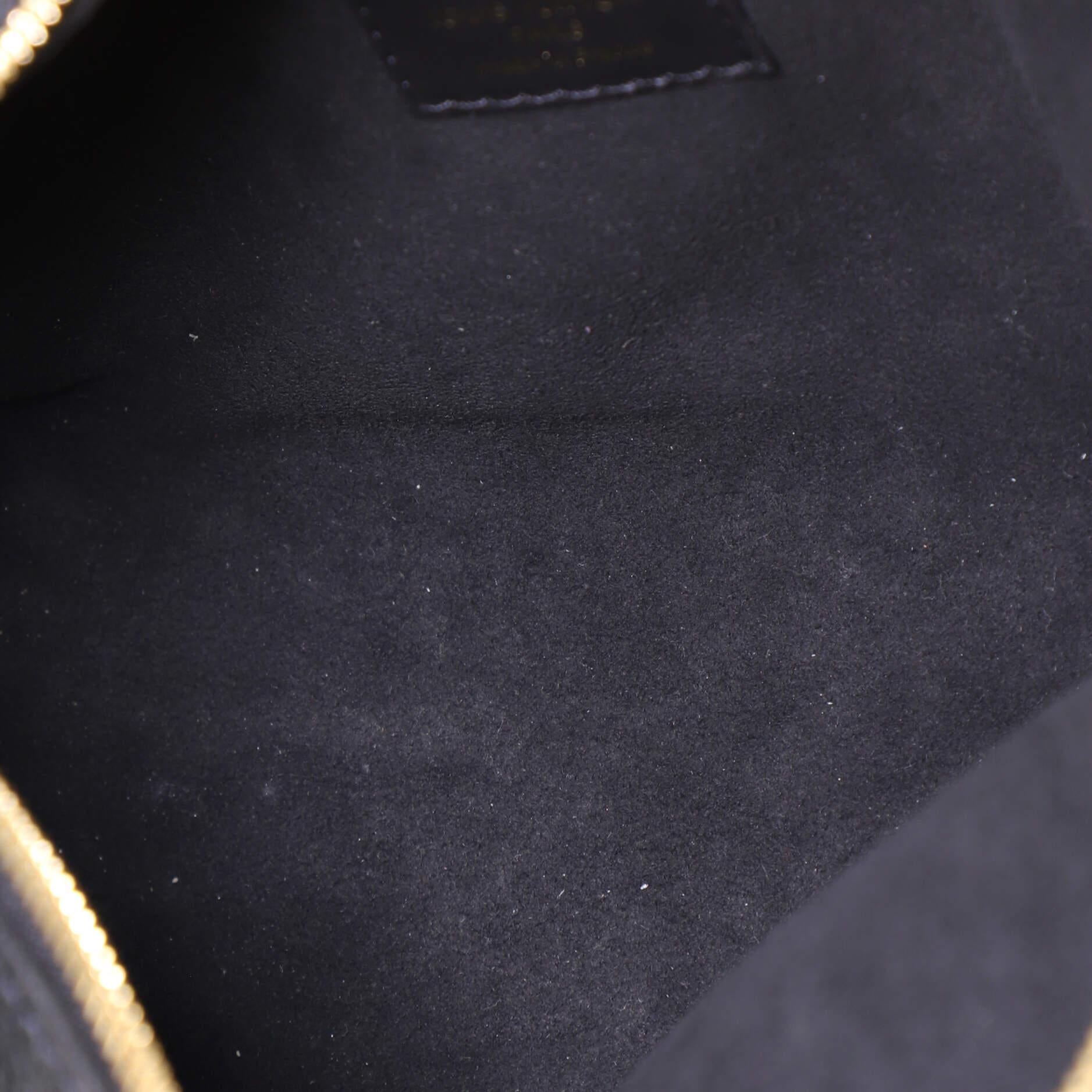 Louis Vuitton Petite Malle Souple Handtasche mit Monogramm aus Empreinte Leder 1