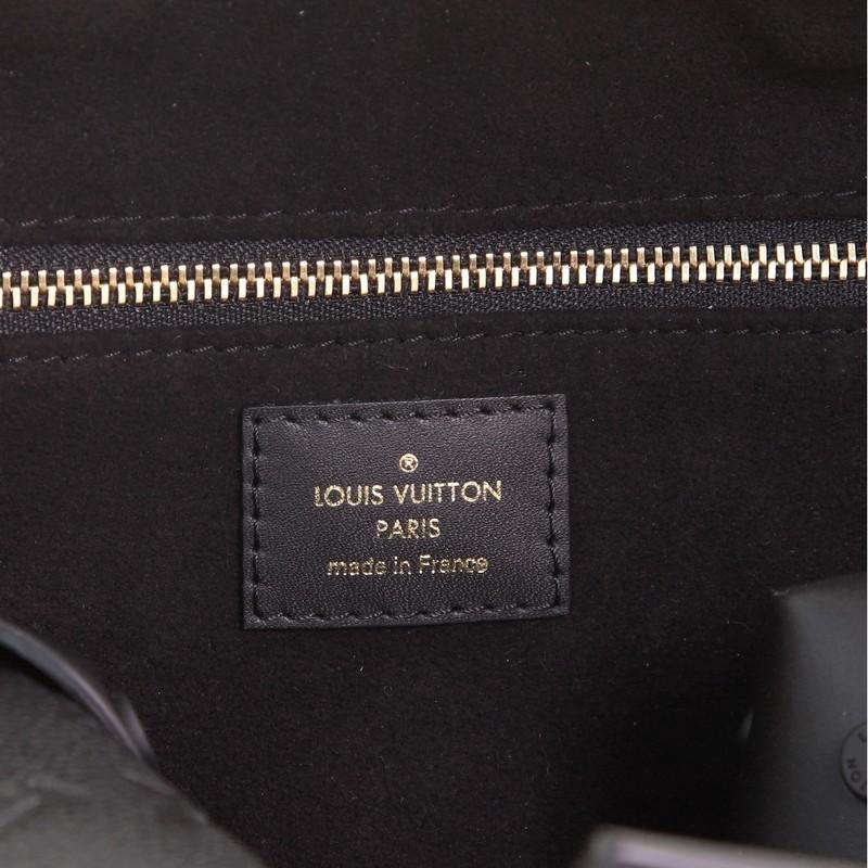 Louis Vuitton Petite Malle Souple Handbag Monogram Empreinte Leather In Good Condition In NY, NY