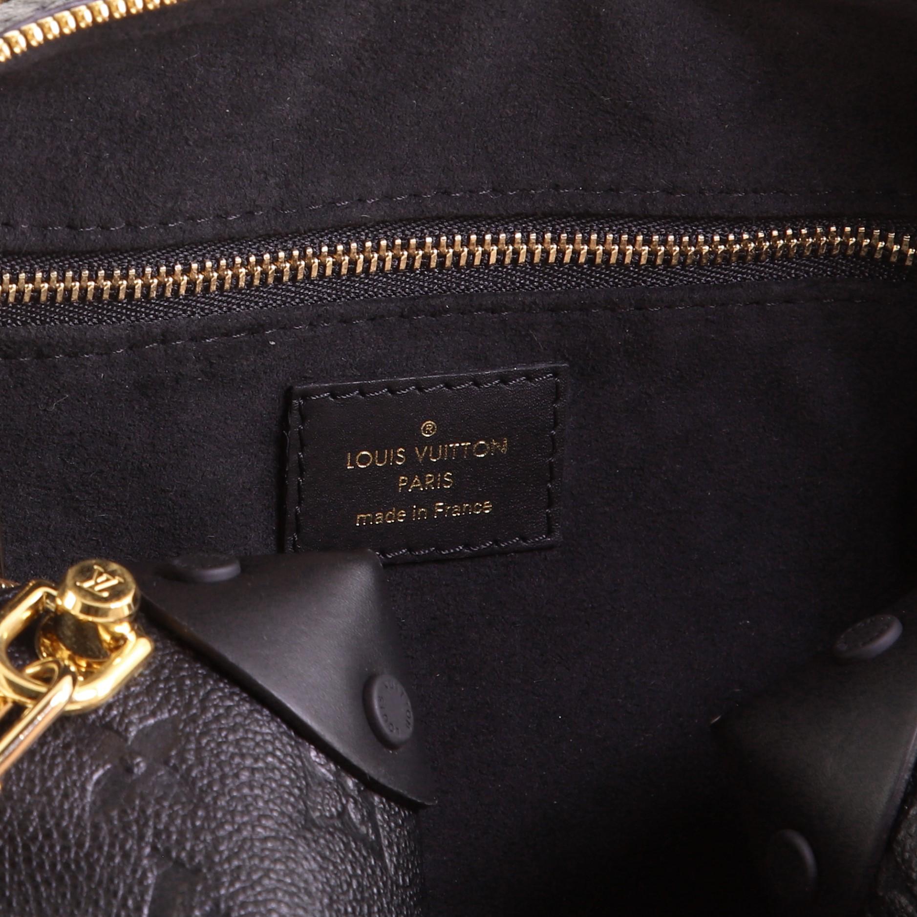 Louis Vuitton Petite Malle Souple Handbag Monogram Empreinte Leather 1