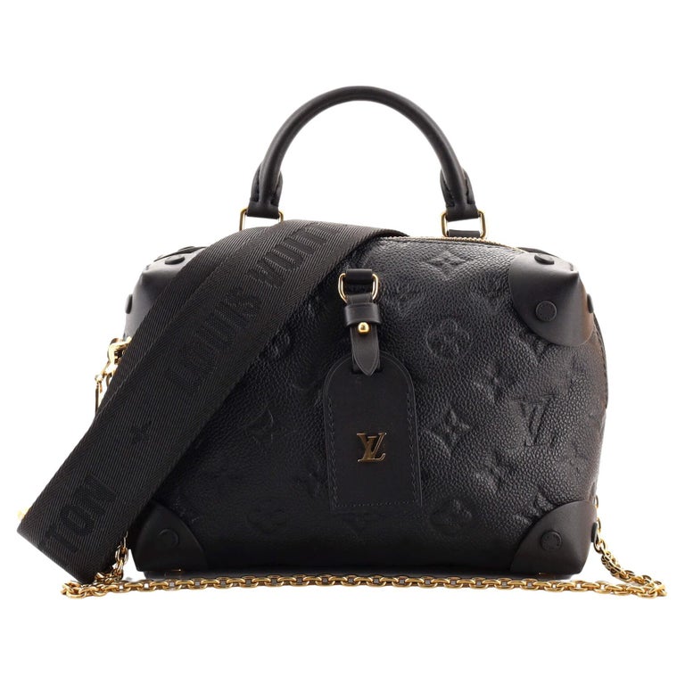 Louis Vuitton Petite Malle Souple Handbag Monogram Empreinte Leather ...
