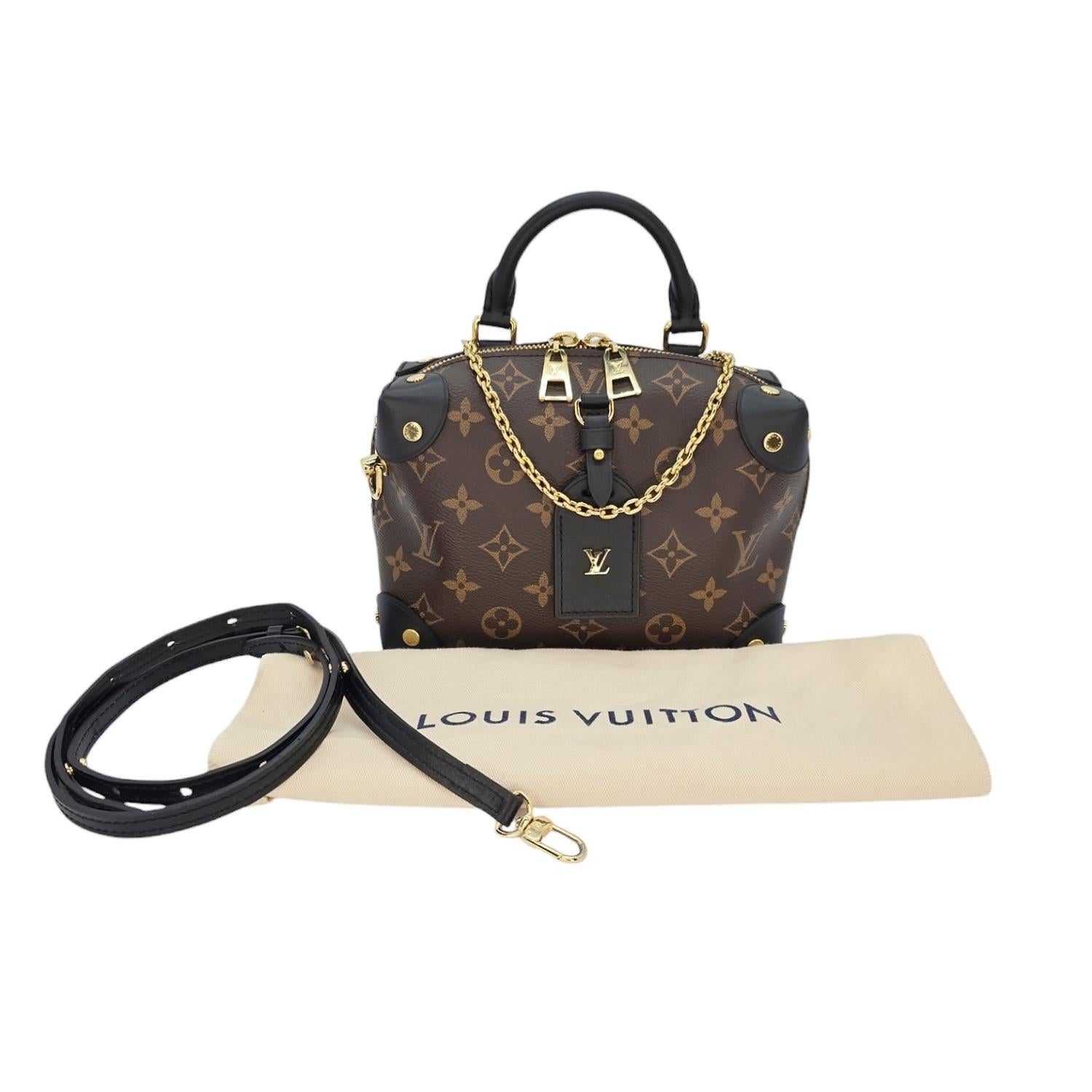 Louis Vuitton Petite Malle Souple Top Handle Bag For Sale 4