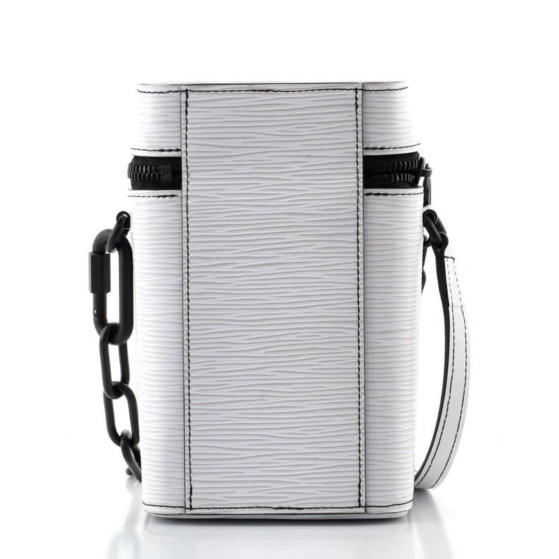 Gray Louis Vuitton Phone Box Bag Epi Leather