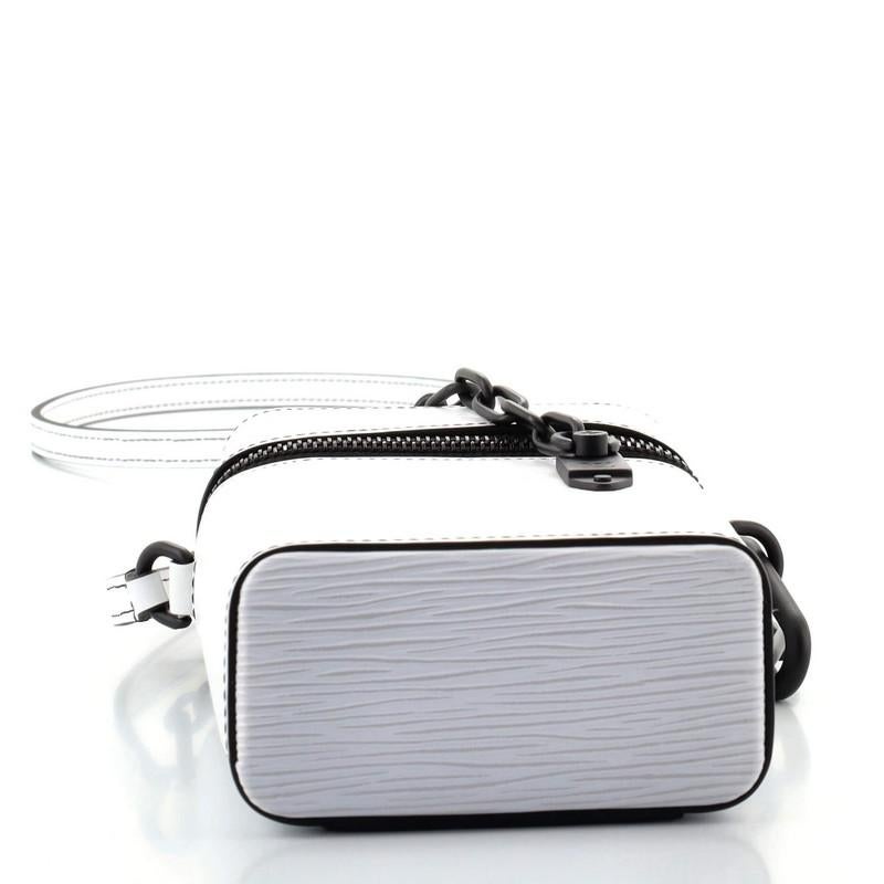 Gray Louis Vuitton Phone Box Bag Epi Leather