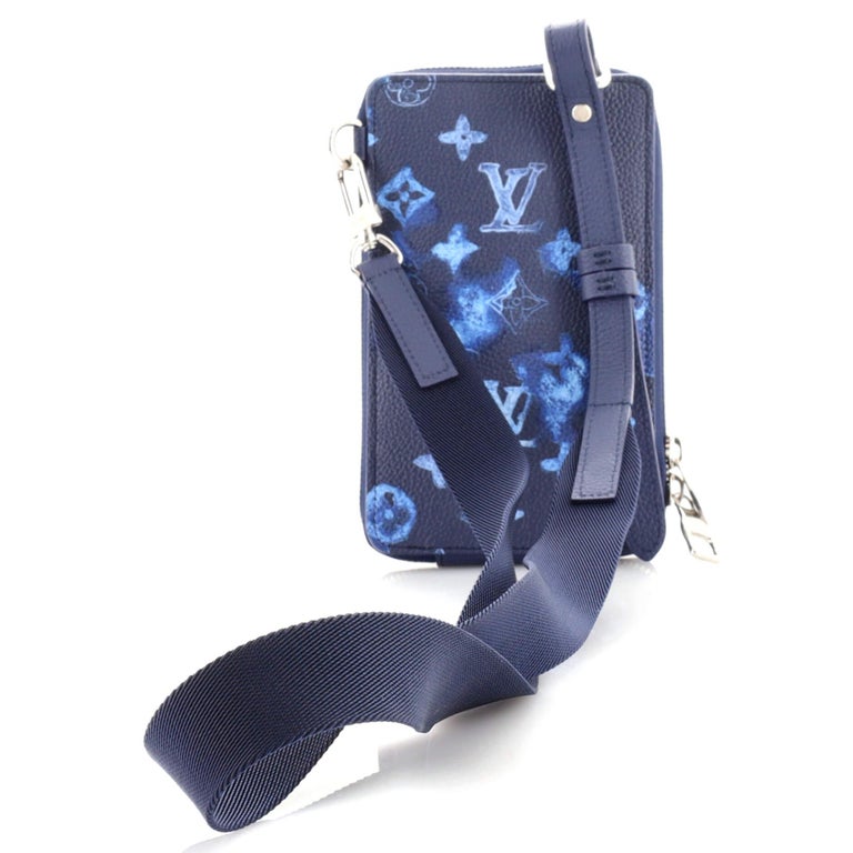 Louis Vuitton Phone Pouch Limited Edition Monogram Ink Watercolor