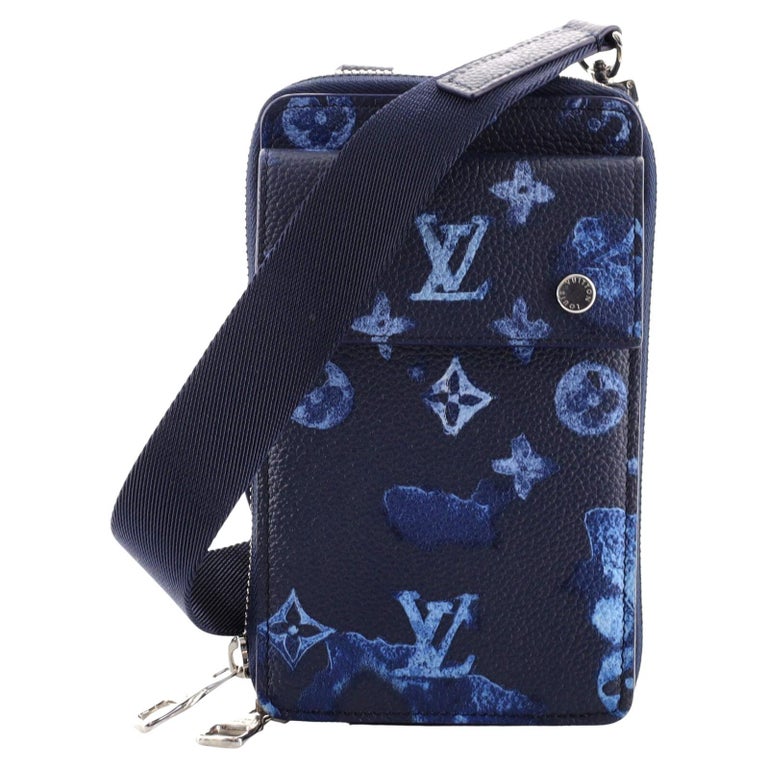 Louis Vuitton Phone Pouch Limited Edition Monogram Ink Watercolor ...