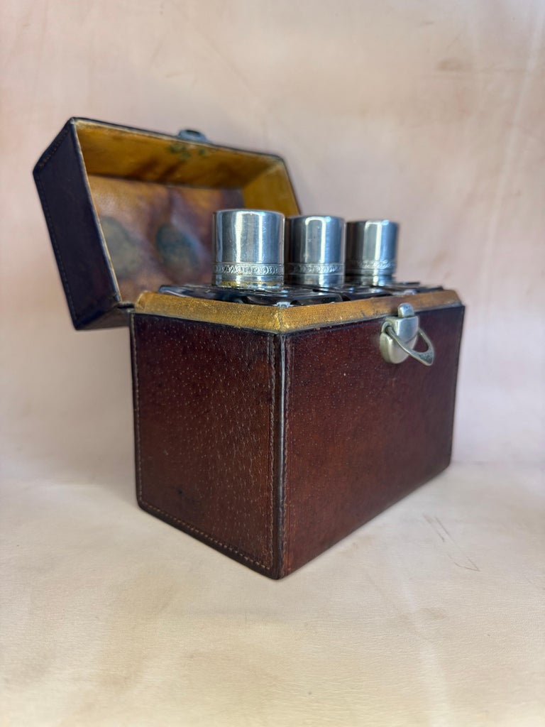 Louis Vuitton Schweinsleder Flaschendose C1900 im Angebot bei 1stDibs Deutschland