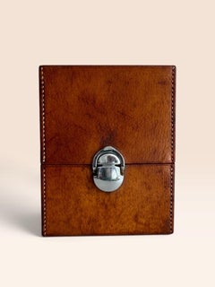 Louis Vuitton pigskin leather bottle case Circa 1900