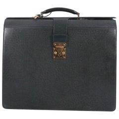 Louis Vuitton Pilot Briefcase Taiga Leather