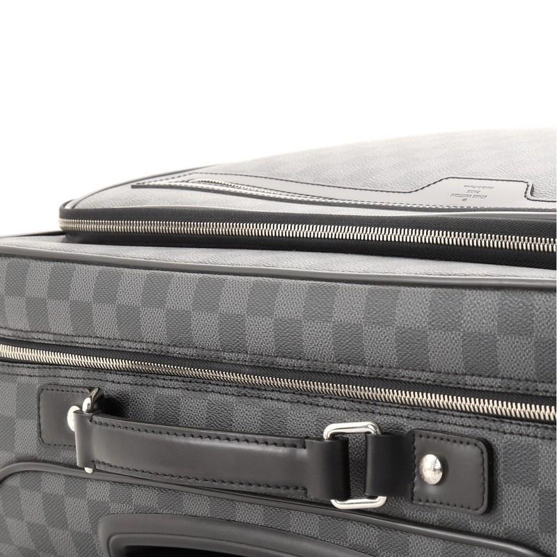 Louis Vuitton Pilot Case Damier Graphite In Fair Condition In NY, NY