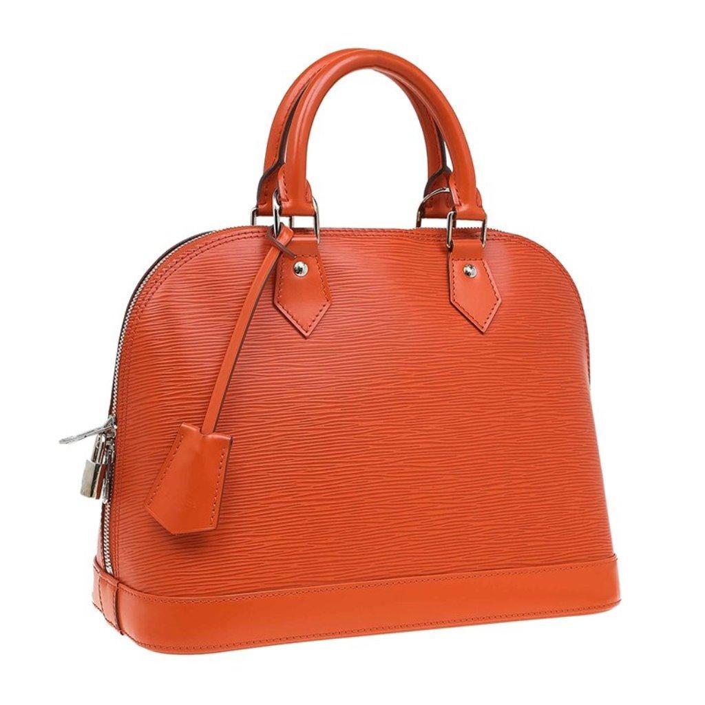 Louis Vuitton Piment Epi Leather Alma PM Bag In Excellent Condition In Dubai, Al Qouz 2