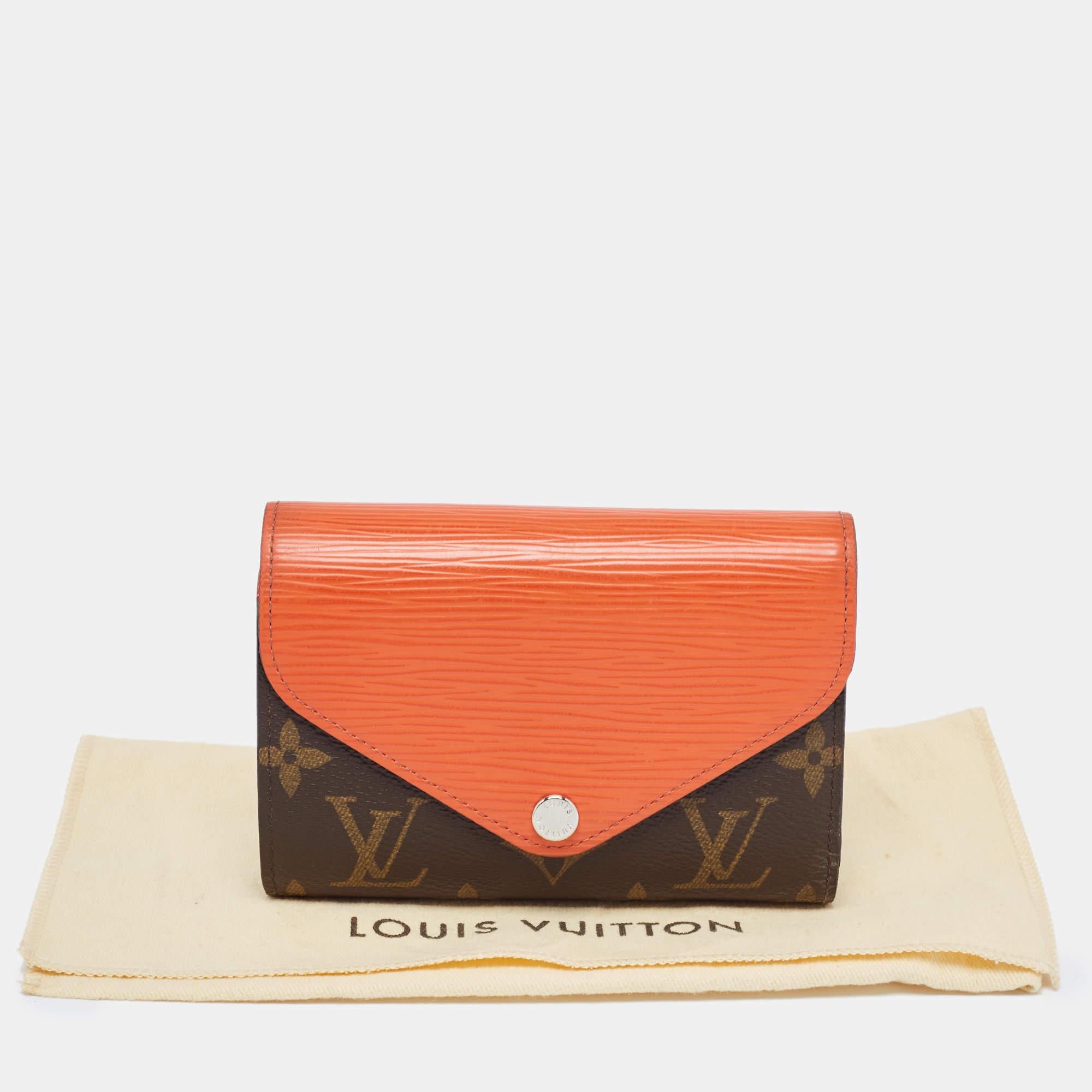 Louis Vuitton Piment Epi Leather and Monogram Canvas Marie-Lou Compact Wallet 7