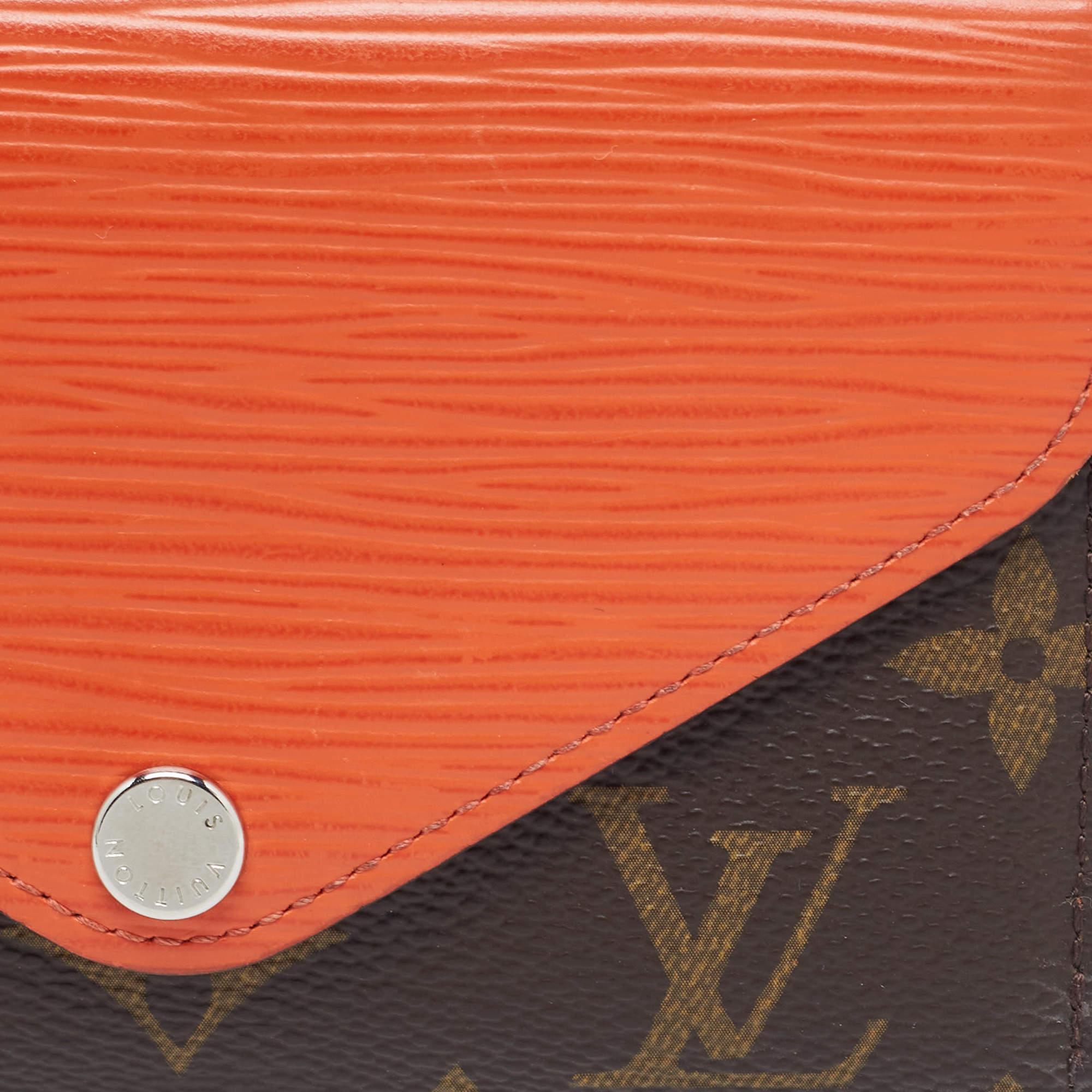 Louis Vuitton Piment Epi Leather and Monogram Canvas Marie-Lou Compact Wallet 2