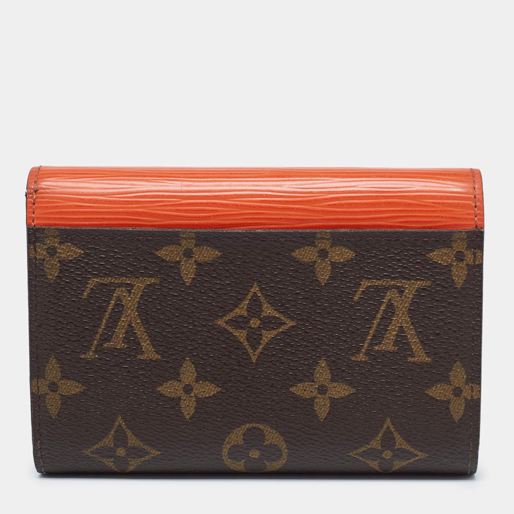 Louis Vuitton Piment Epi Leather and Monogram Canvas Marie-Lou Compact Wallet 3