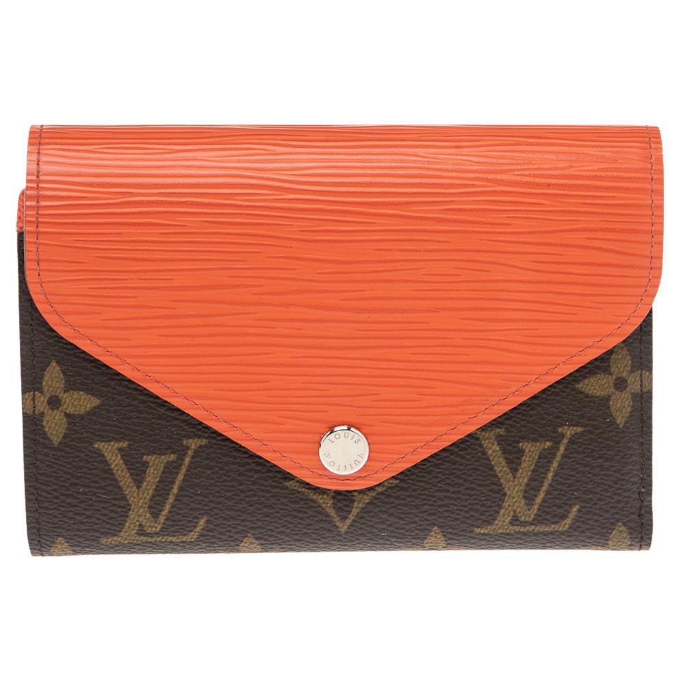 Louis Vuitton Piment Epi Leather and Monogram Canvas Marie-Lou Compact Wallet