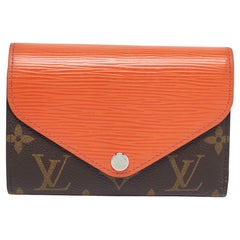 Louis Vuitton Piment Epi Leather and Monogram Canvas Marie-Lou Compact Wallet