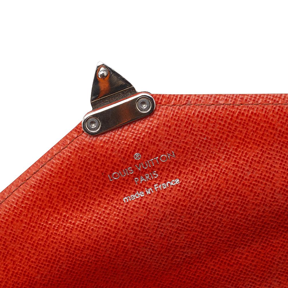 Louis Vuitton Piment Epi Leather And Monogram Canvas Marie Rose Clutch Wallet 1
