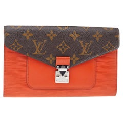 Louis Vuitton Piment Epi Leder und Monogramm Canvas Marie Rose Clutch Geldbörse