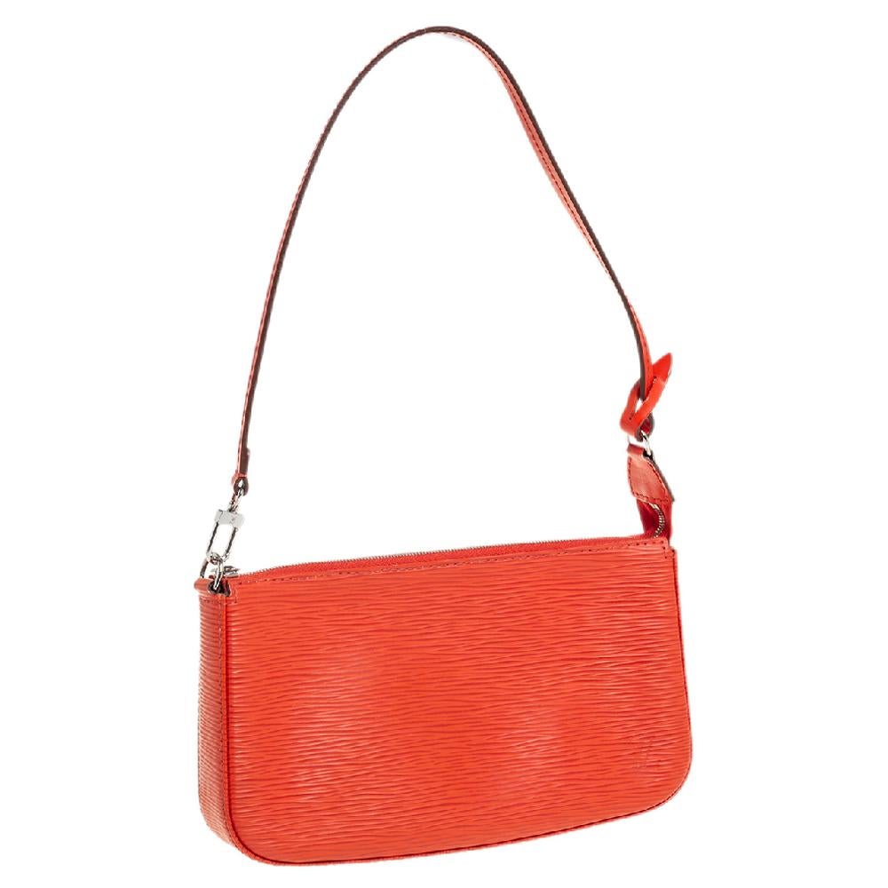 Louis Vuitton Piment Epi Leather Pochette Accessoires NM Bag at 1stDibs | pochette  accessoires epi leather, lv epi pochette