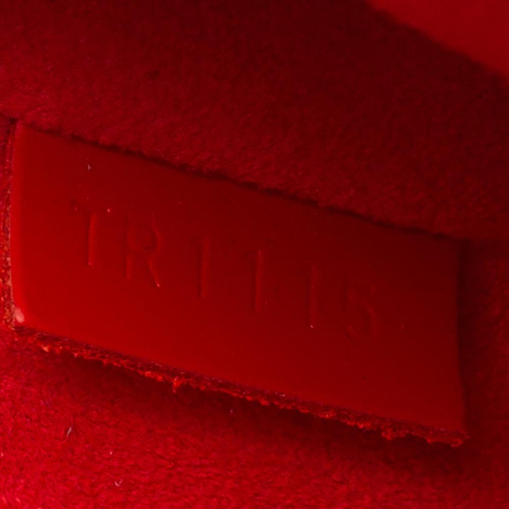 Red Louis Vuitton Piment Epi Leather Pochette Accessoires NM Bag