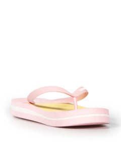 Louis Vuitton Pink ‚AuBy The Pool‚Au Logo Slippers Size IT 39