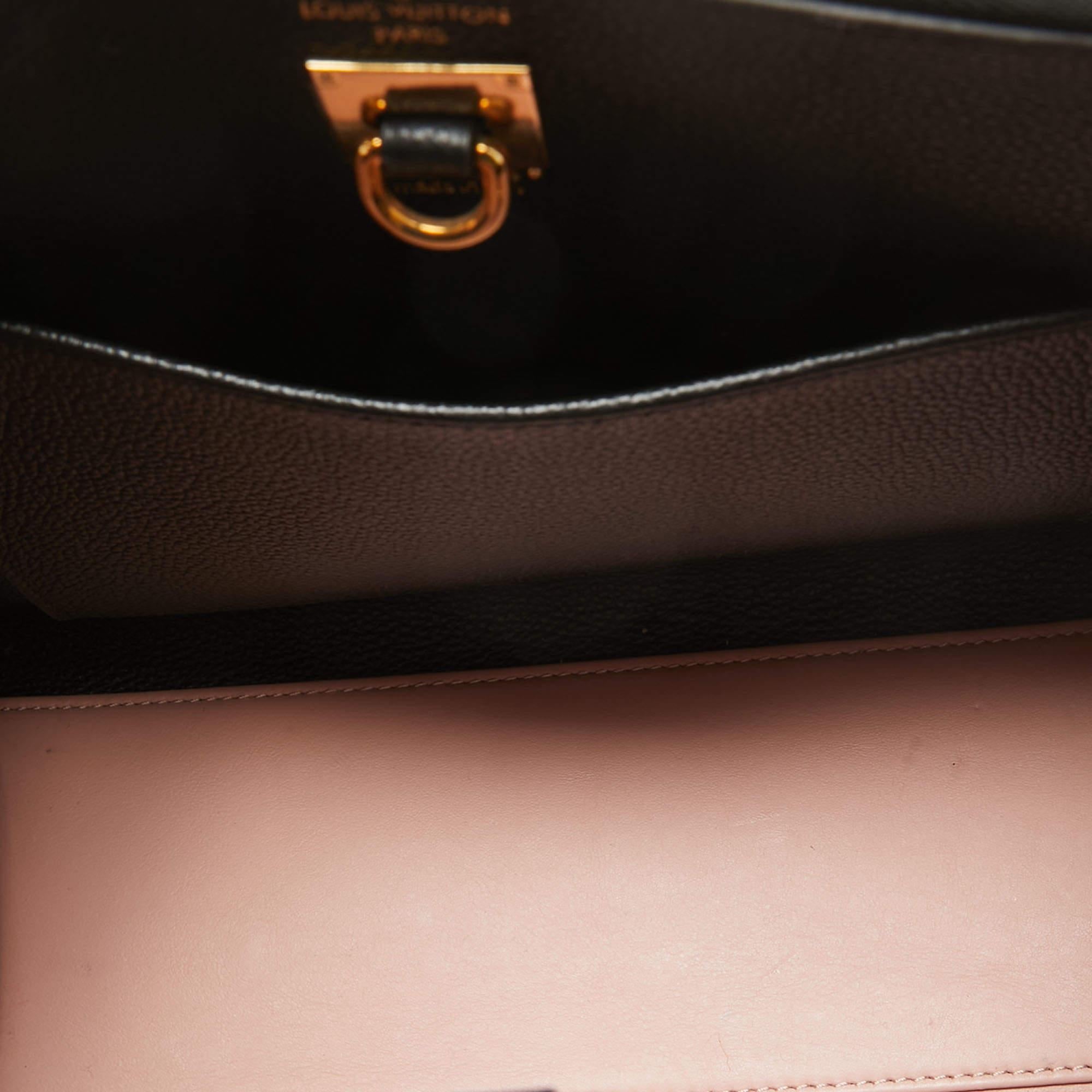 Louis Vuitton Pink/Black Leather City Steamer PM Bag 6