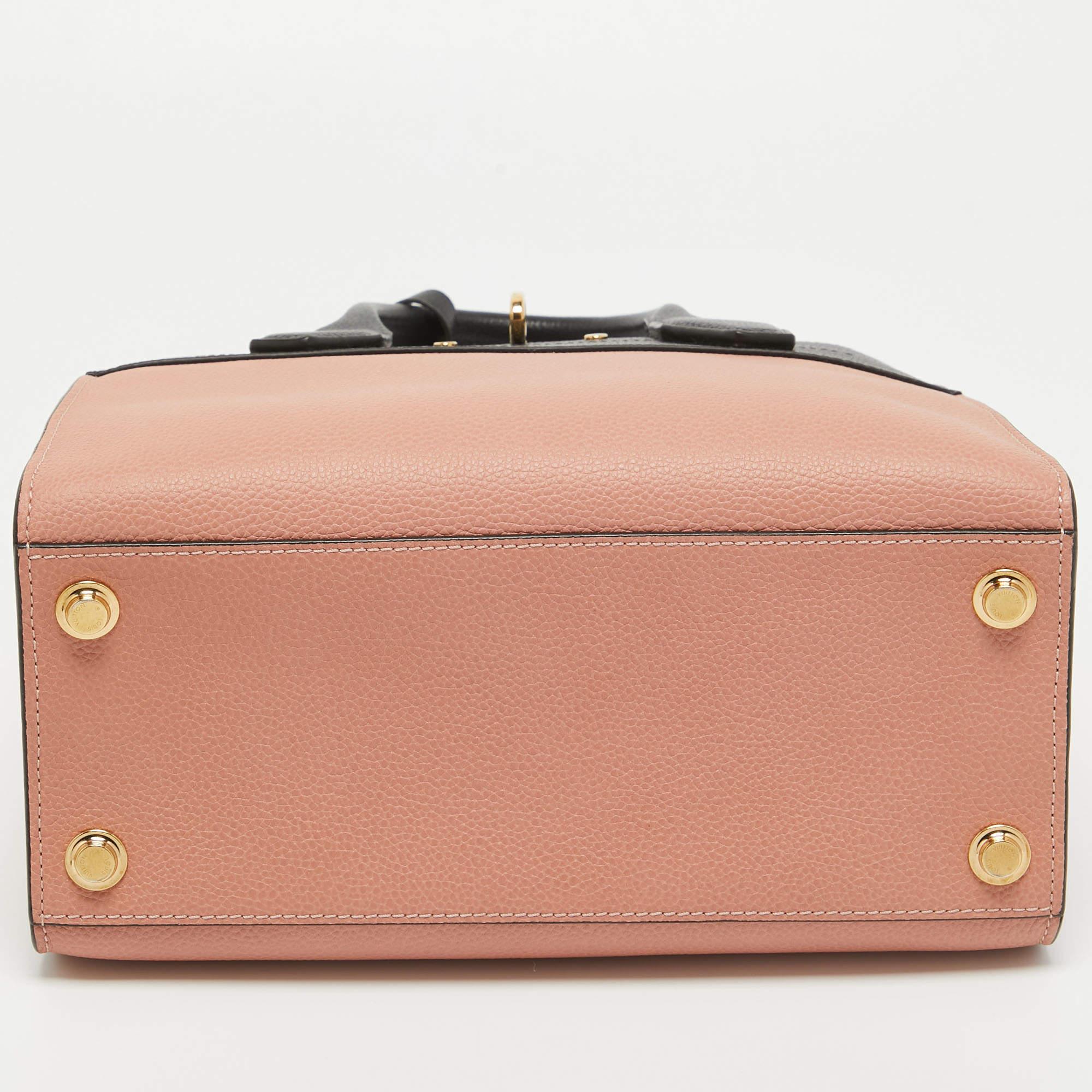 Louis Vuitton Pink/Black Leather City Steamer PM Bag 1