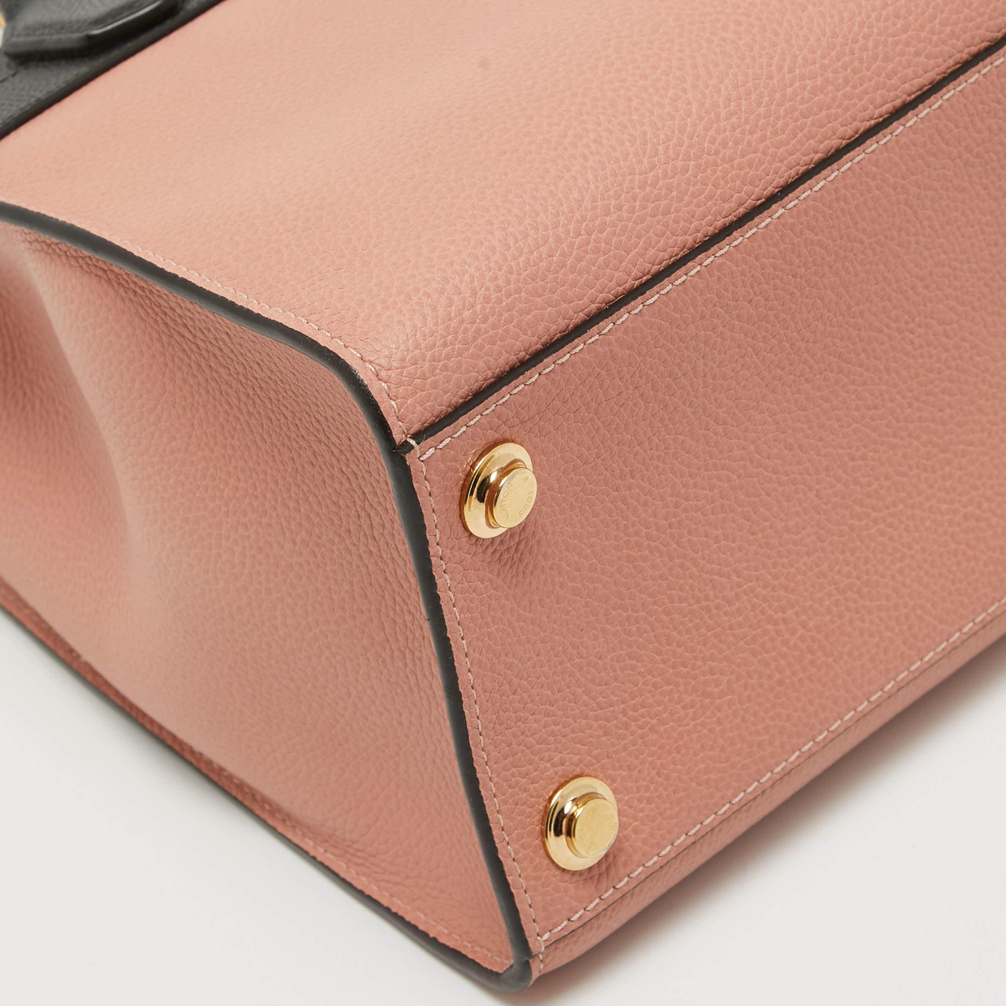 Louis Vuitton Pink/Black Leather City Steamer PM Bag 3