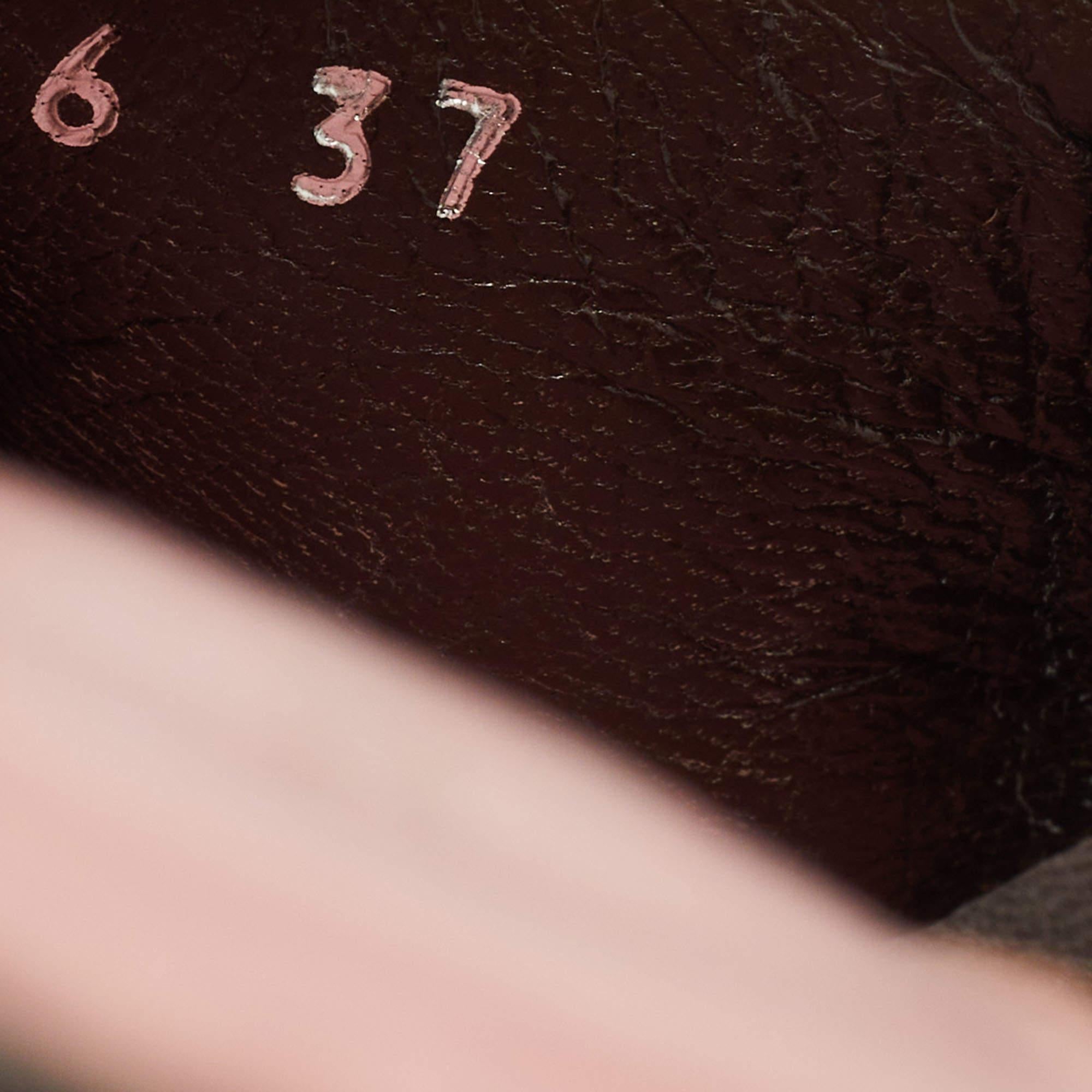 Espadrille-Keilsandalen aus rosa/braunem Segeltuch in Zuckerrosa mit Mohnblumenmuster von Louis Vuitton, Größe 37 im Angebot 2