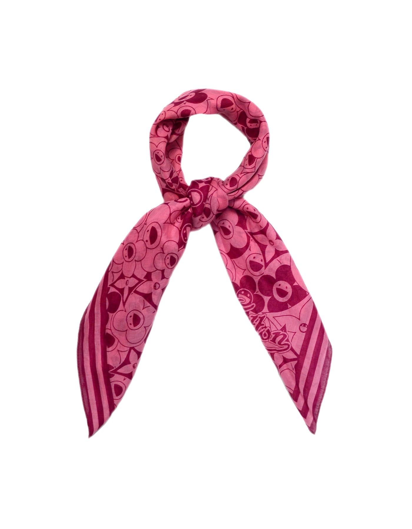 louis vuitton takashi murakami scarf