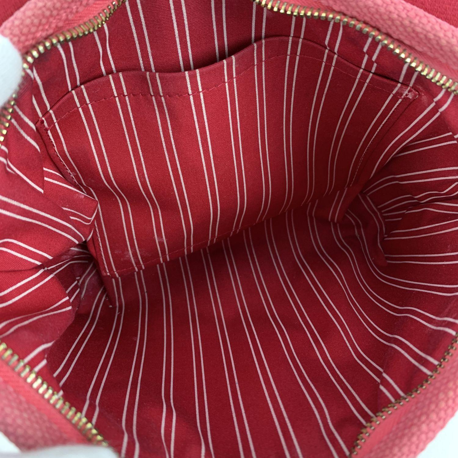 Louis Vuitton Pink Canvas Antigua PM Tote Bag Handbag 2