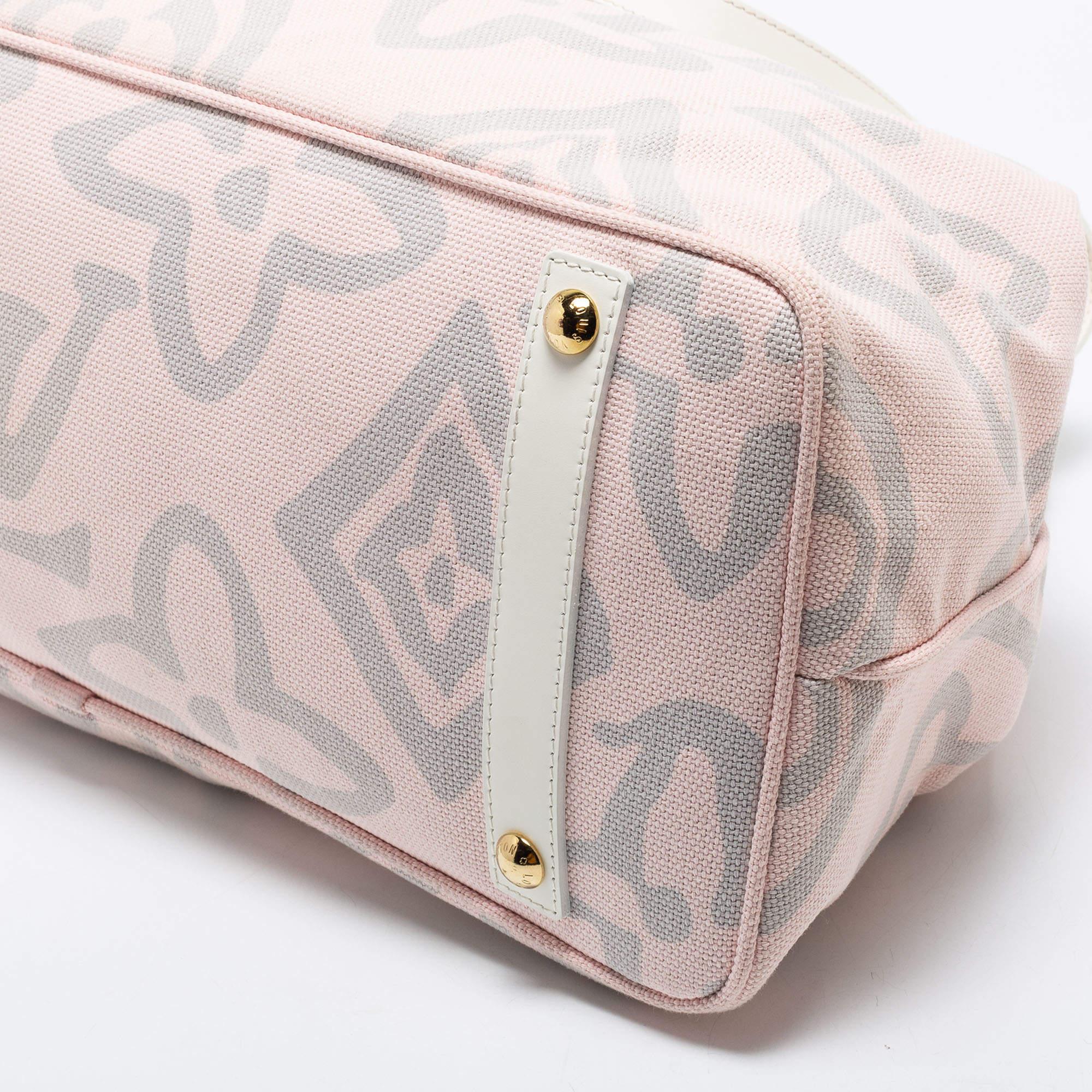 Louis Vuitton Pink Canvas Tahitienne Cabas Bag 7