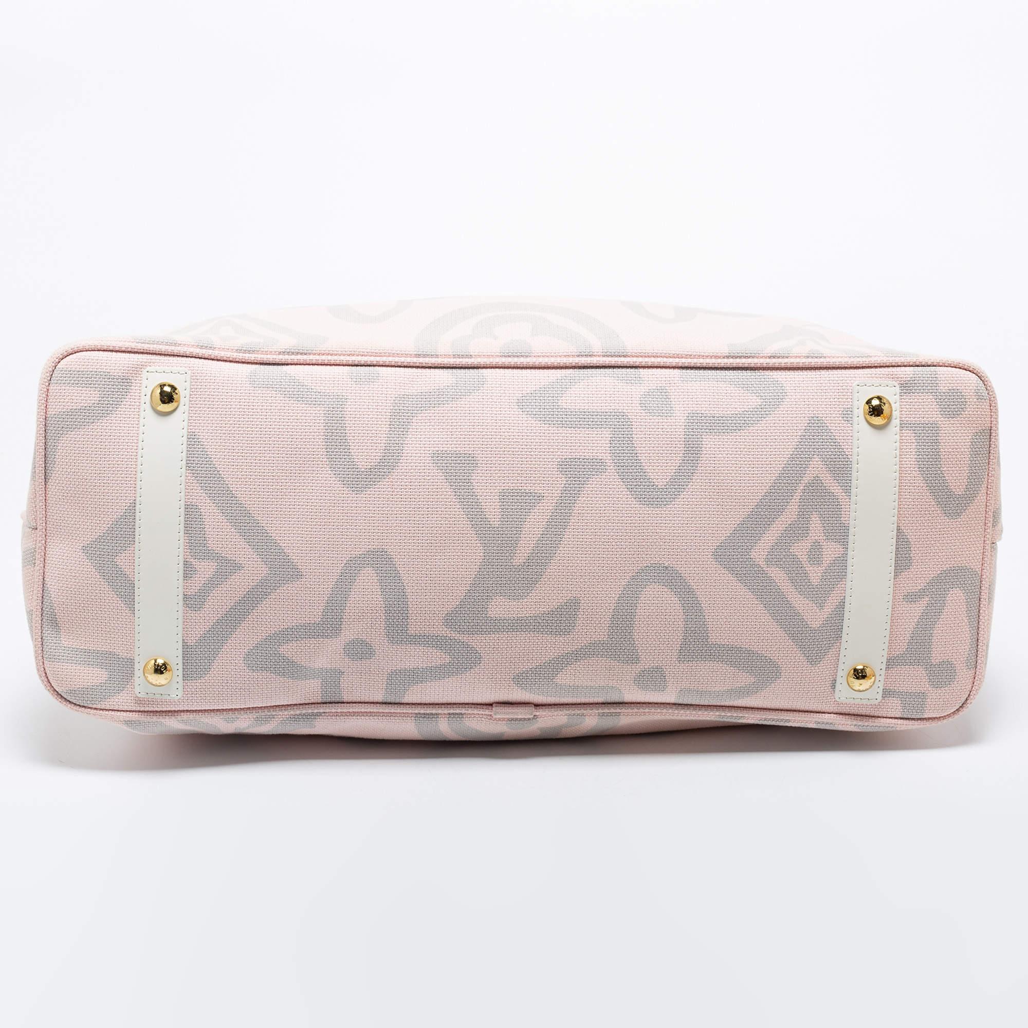Louis Vuitton Pink Canvas Tahitienne Cabas Bag 1