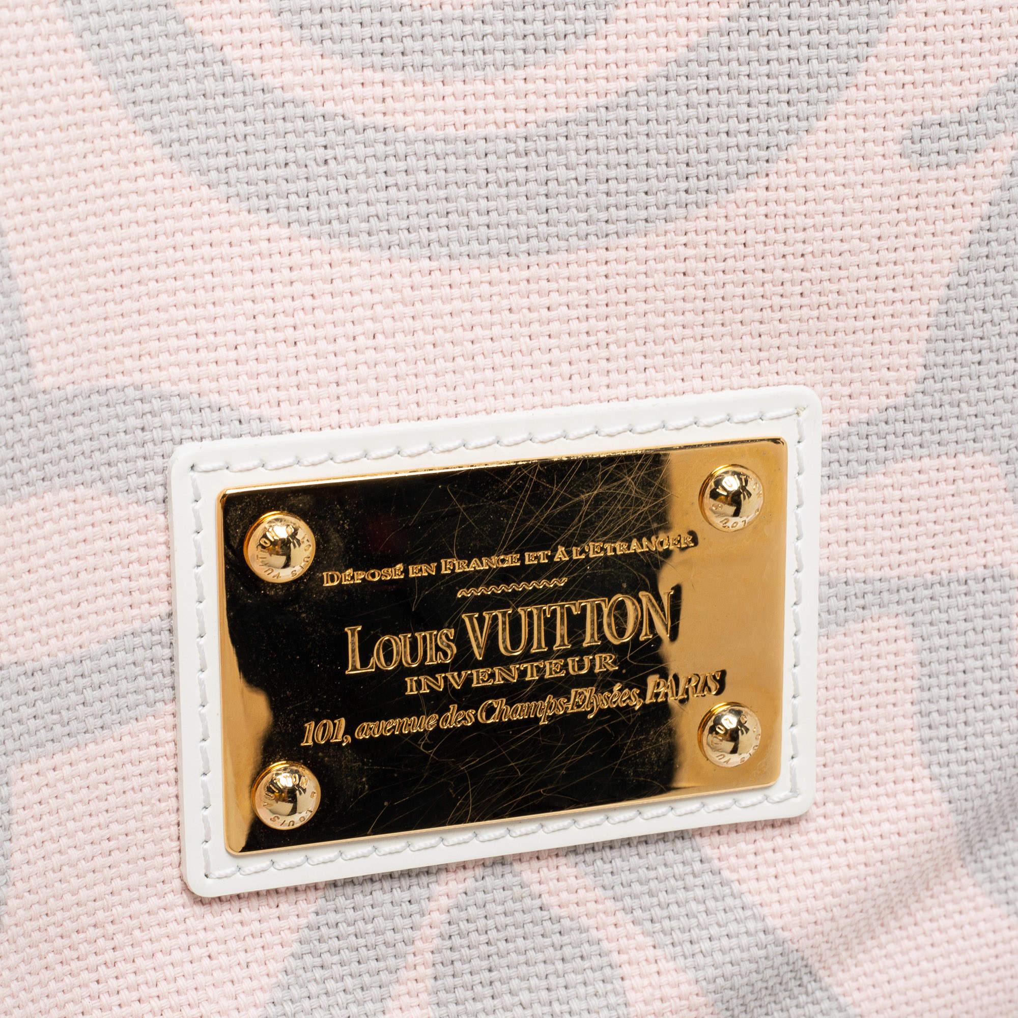 Louis Vuitton Pink Canvas Tahitienne Cabas Bag 4