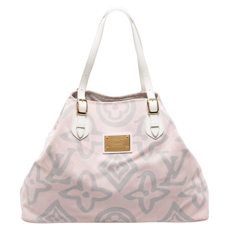 Louis Vuitton Pink Canvas Tahitienne Cabas Bag For Sale at 1stDibs
