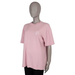 LOUIS VUITTON pink cotton 2025 EMBROIDERED JERSEY Shirt M
