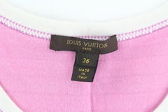 Louis Vuitton Pink Cruise Logo Island Shirt 21lz1106 Tank Top/Cami
