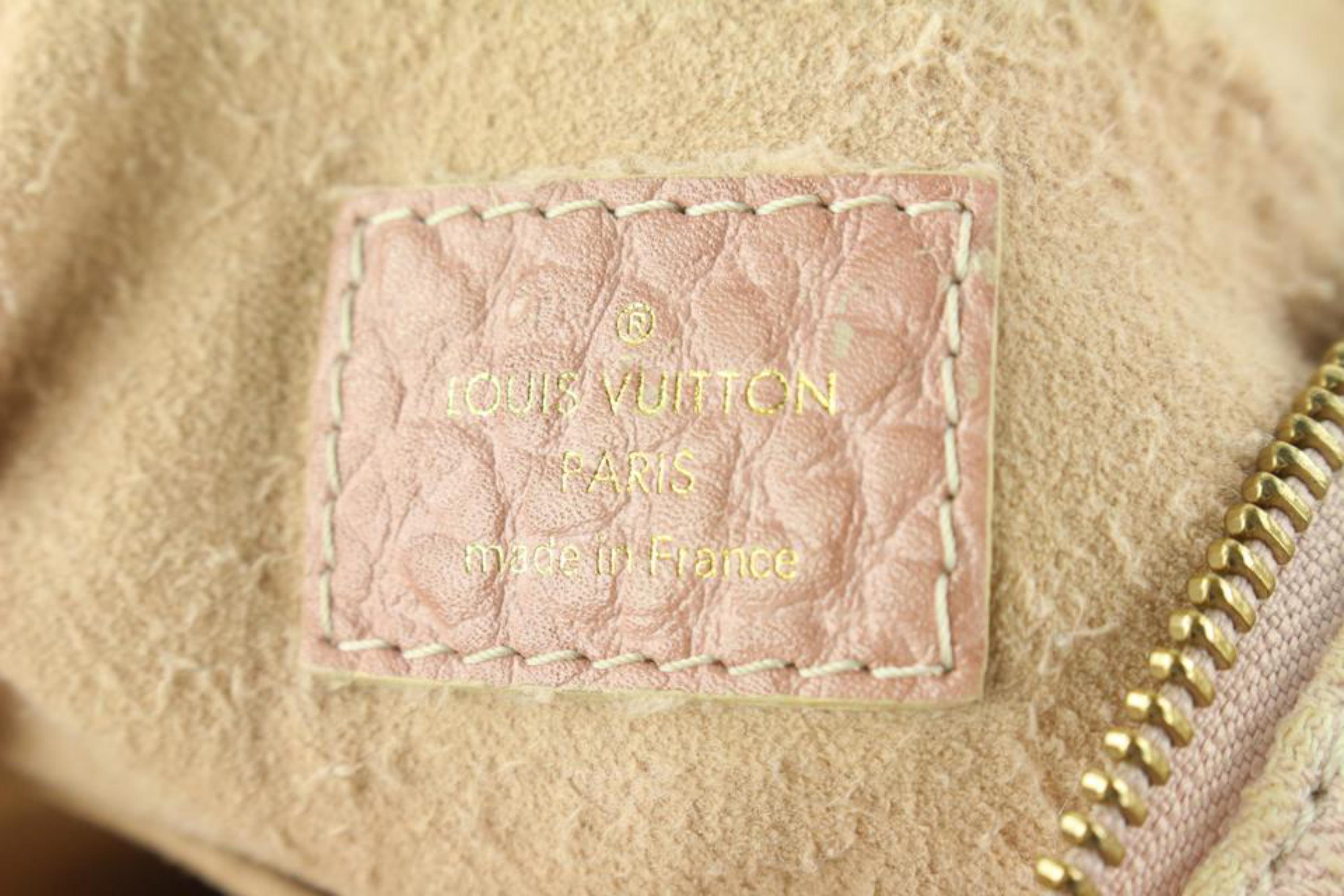 Louis Vuitton Pink Denim Monogram Slightly Messenger bag 2LV516a 2