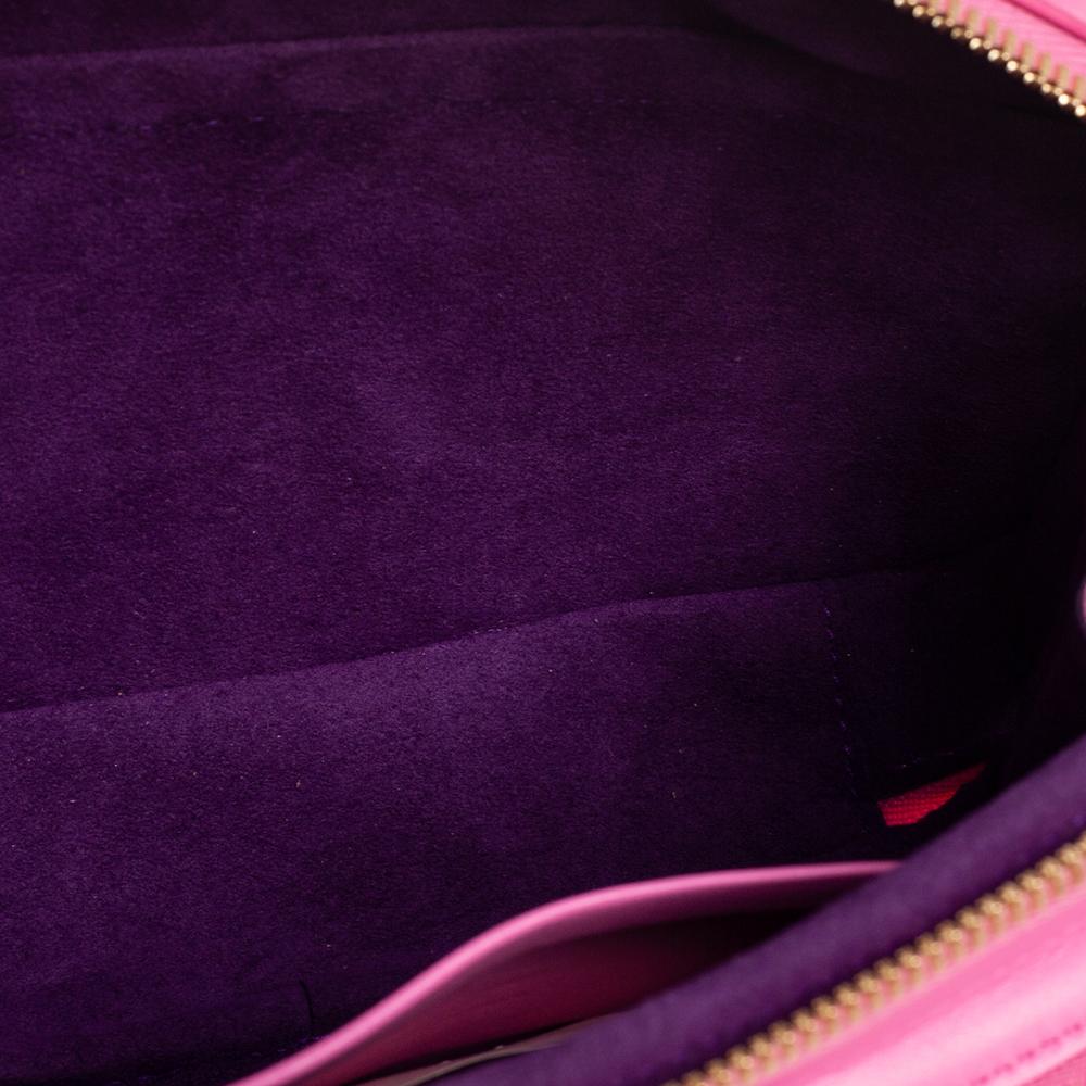 Louis Vuitton Pink Embossed Monogram Utility Crossbody Bag In Good Condition In Dubai, Al Qouz 2
