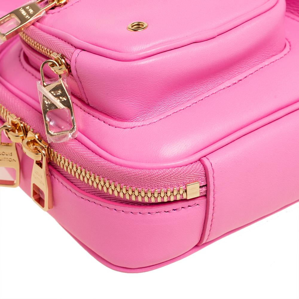 Louis Vuitton Pink Embossed Monogram Utility Crossbody Bag 2