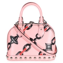 Louis Vuitton Pink Epi Chain Flower Alma BB